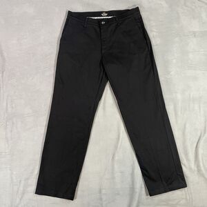 Lee Total Freedom Men’s Relaxed Fit Size 33x32 Black Casual Stretch Pants